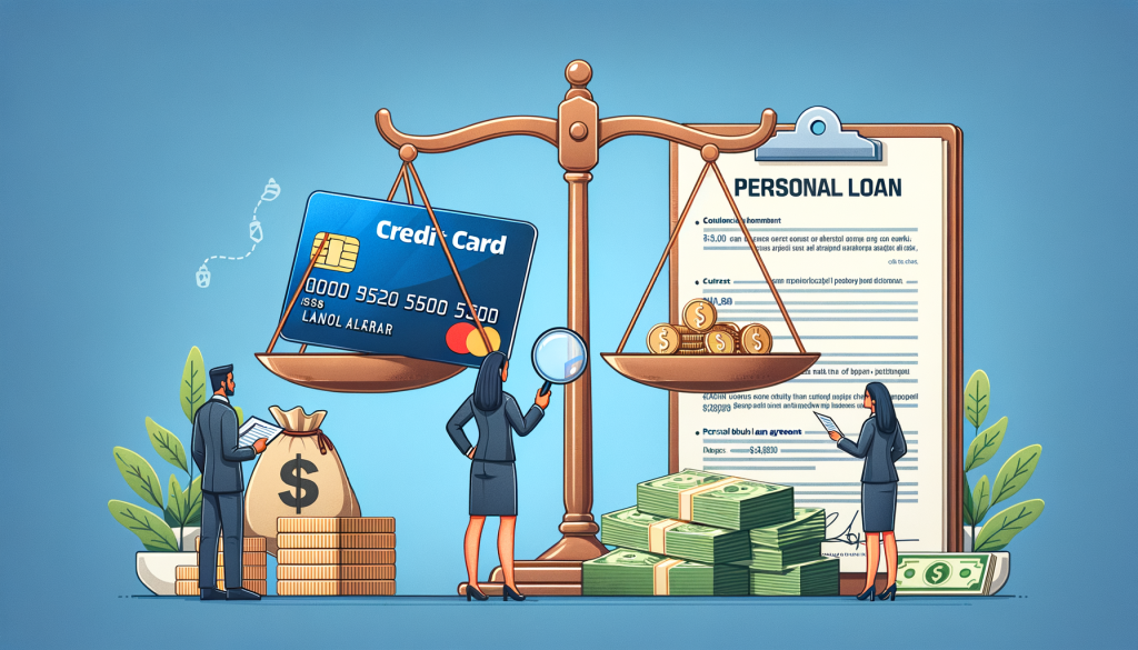 comparing credit cards and personal loans