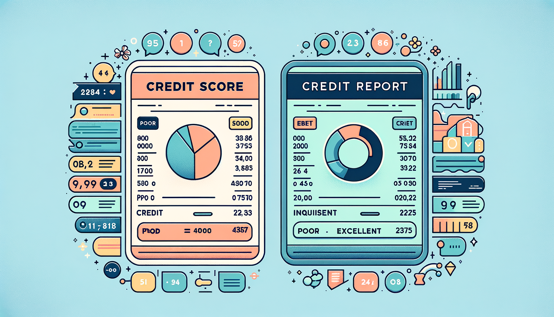 credit score versus credit report